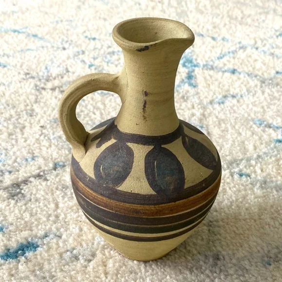 VINTAGE earthenware clay vessel small - Picture 1 of 5